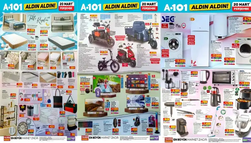 A101 Aktüel Kataloğu 20 Mart Perşembe: İndirimlerden Yararlanın!