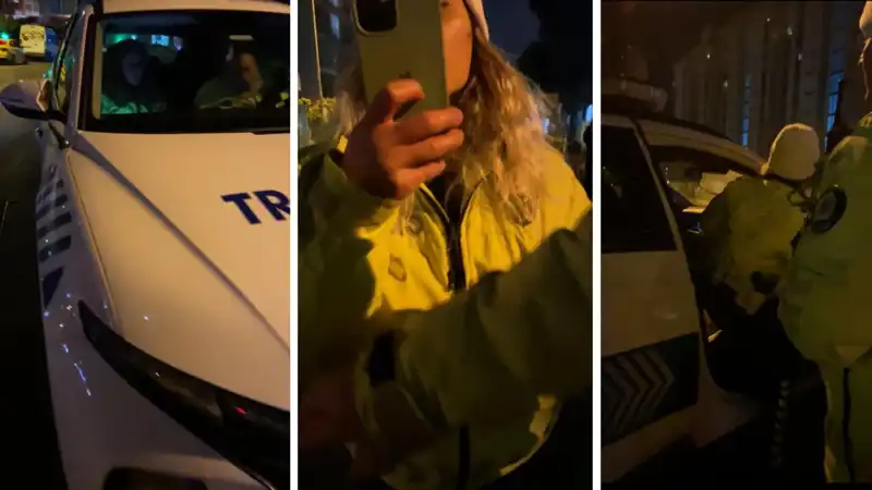 E-Devlet Uygulaması ile Cezayı Gören Vatandaş Polisiyle Tartıştı
